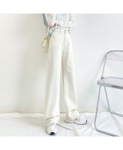 Streetwear High Waist Women's Fashion Jeans Woman Girls Women Straight Pants Cotton Female Trousers Denim Bagge Trousers XS-X...