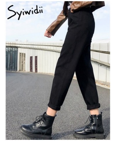 Black Jeans Woman Elastic High Waist Denim Pants Cowboy Streetwear Korean Fashion Street Style Boyfriend Jeans Clothes $31.96...