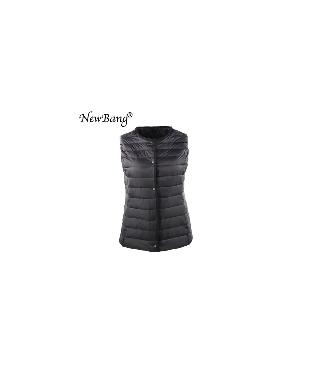 Waistcoat Vests For Women Warm Ultra Light Down Gilet Portable Sleeveless O-Neck Autumn Spring Vest 4XL $41.73 - Jackets & Coats