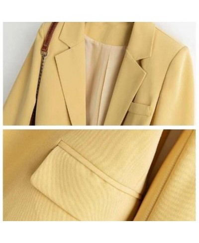 5XL 6XL 7XL Women Blazer Jacket 2022Autumn Suit Coat British Style Long Sleeve Single Button Ladies Office Blazer Mujer Coat ...