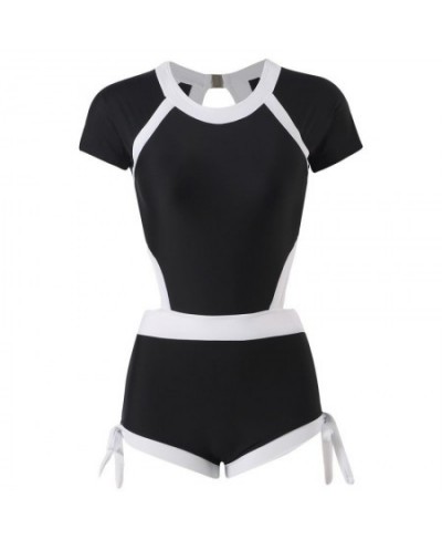 Cover-ups Women Hollow Out Slim Summer Panelled Hotsweet Casual Bow Students Swimwear Holiday Beach Style Ulzzang Simple Chic...