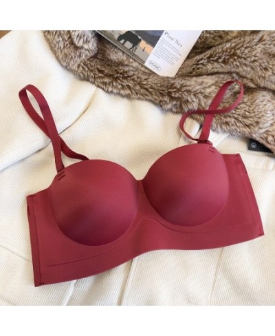 Only A Bra Half Cup Push Up Adjustable Brassiere Comfortable Seamless Wireless Strapless Strap Woman Underwear Girls Intimate...