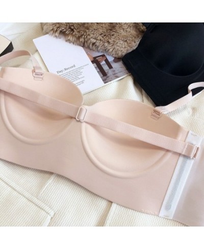 Only A Bra Half Cup Push Up Adjustable Brassiere Comfortable Seamless Wireless Strapless Strap Woman Underwear Girls Intimate...