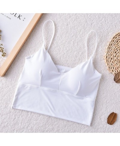 2022 Sexy Bra Push Up Bas for Women Bralette Seamless Padded Bra Strap Silk Tops Lingerie Wireless Fitness Tops Brassiere Bra...