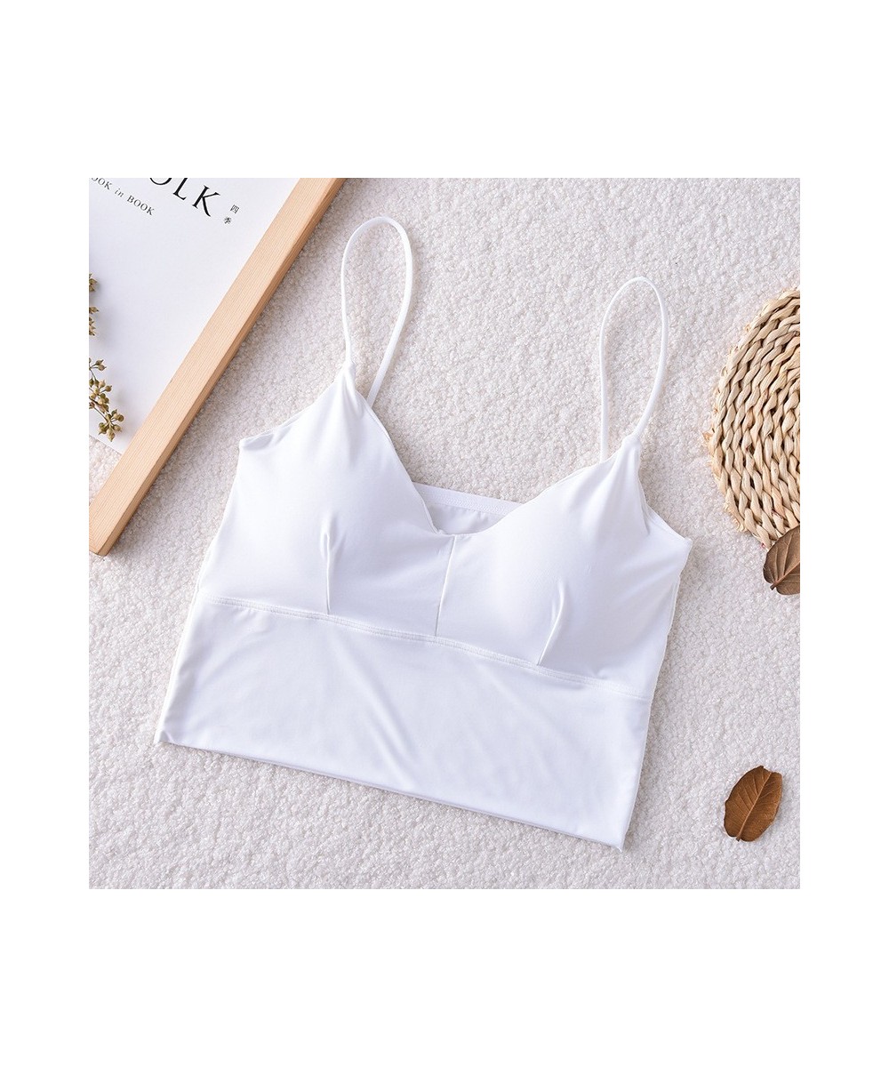 2022 Sexy Bra Push Up Bas for Women Bralette Seamless Padded Bra Strap Silk Tops Lingerie Wireless Fitness Tops Brassiere Bra...