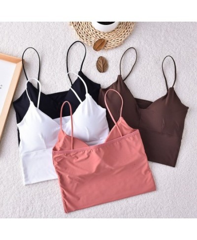 2022 Sexy Bra Push Up Bas for Women Bralette Seamless Padded Bra Strap Silk Tops Lingerie Wireless Fitness Tops Brassiere Bra...