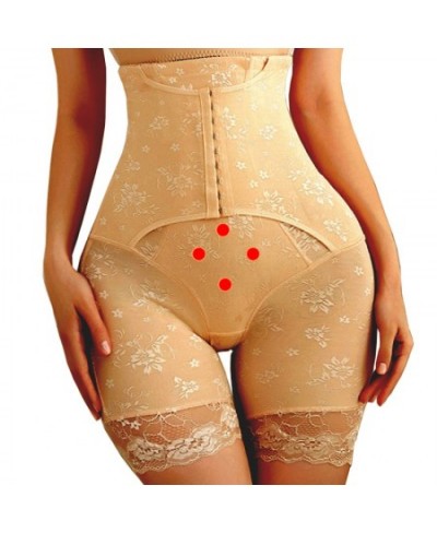 Sexy Lace Shapers Body Shaper with Buckle Double Control Panties Women Dress Shapewear Slimming Pants High Waist Trainer $23....