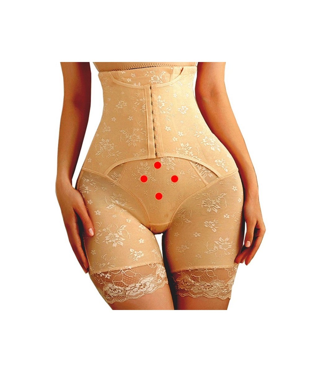 Sexy Lace Shapers Body Shaper with Buckle Double Control Panties Women Dress Shapewear Slimming Pants High Waist Trainer $23....