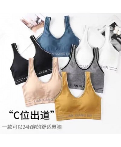 2023 Summer Hot New Wrapped Chest Together Comfortable Leisure Sports Bras Letter Vest Sexy Beauty Back $14.70 - Underwear