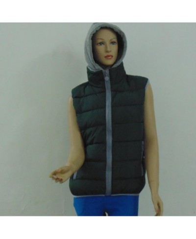 Women's Hooded Vests Autumn Thick Warm Women's Vests Fashion Solid Vests Multicolor Sleeveless Jacket Women Winter Vests $47....