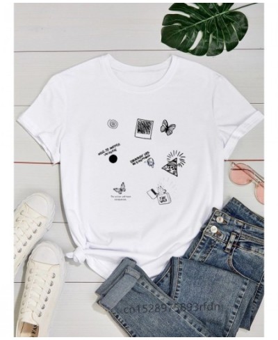 Life Is Strange Women Funny Print Ladies T-shirt Girl Y2K Basis O-collar White Shirt Short $24.44 - Tops & Tees