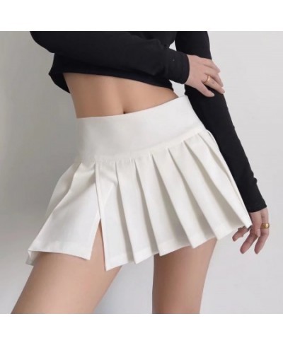 2023 Summer High Waisted Skirts Womens Sexy Mini Skirts Vintage Clothes Pleated Skirt Korean Fashion Tennis Skirts Short Whit...