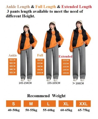 Women Warm Winter Plush Thick Pants Lambskin Cashmere Trousers High Waist Cotton Fleece Loose Female Wide Leg Pants PELEDRESS...