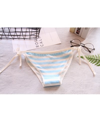 Lolita Sexy Cute Cat Paw Blue White Striped / Pink White Striped Stockings Underpants Lolita Girl Anime Women Coaplay Long $1...