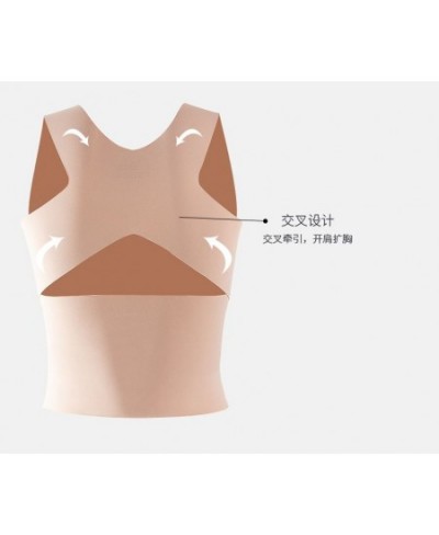 Women Reductive Girdle Posture Corrector Bra Seamless Underwear Sheath Slimming Corset Tops Tummy Control Body Shapers Tank $...