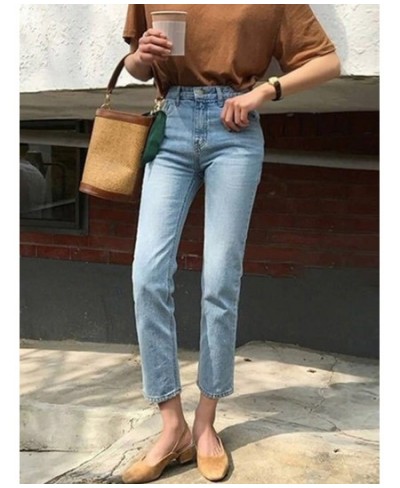 Jeans Women High Waist Streetwear Cotton Casual Denim Pants Trousers Straight Jeans Female Straight Leg Bottom clothing 2022 ...