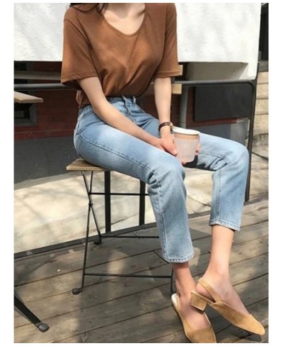 Jeans Women High Waist Streetwear Cotton Casual Denim Pants Trousers Straight Jeans Female Straight Leg Bottom clothing 2022 ...