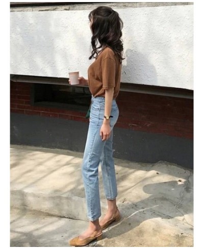 Jeans Women High Waist Streetwear Cotton Casual Denim Pants Trousers Straight Jeans Female Straight Leg Bottom clothing 2022 ...