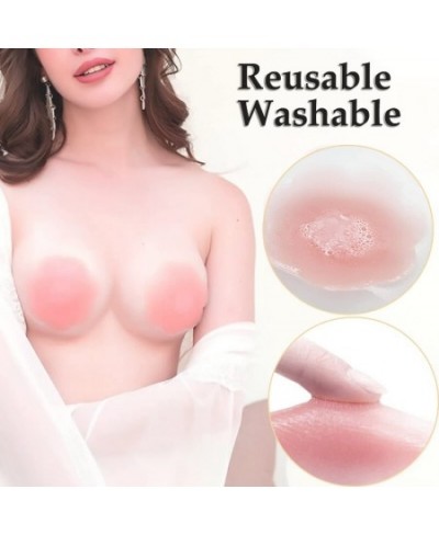 12pcs/box Silicone Nipple Cover Reusable Women Breast Petals Lift Invisible Bras Pasties Bra Padding Sticker Patch Adhesive $...