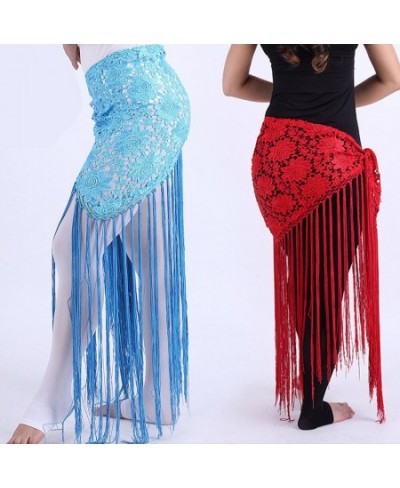 Dance Tassel Triangular Binder Performance Waist Scarf Indian Dance Costume Practice Waist Chain Dance Waist Chain $54.56 - S...