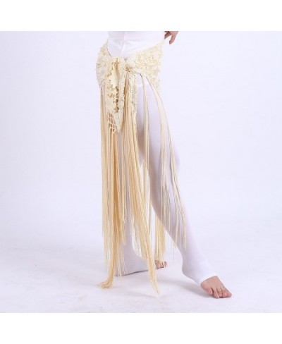 Dance Tassel Triangular Binder Performance Waist Scarf Indian Dance Costume Practice Waist Chain Dance Waist Chain $54.56 - S...