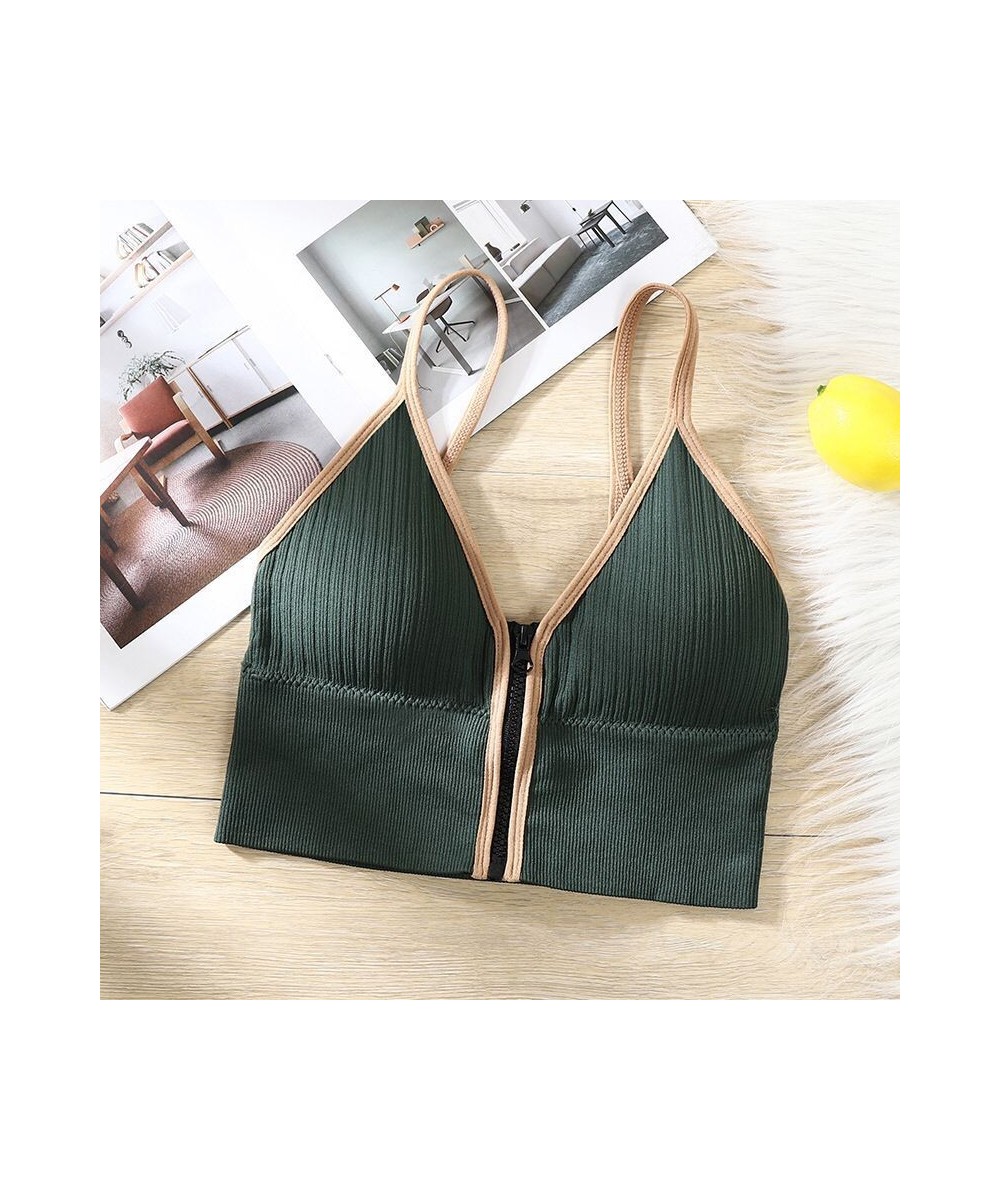 Shoulder Striped Built Camisole Strap Ins Tops In Top Off Fit Slim Spaghetti Tanke Korean Women Crop Sleeveless Bra Versatile...