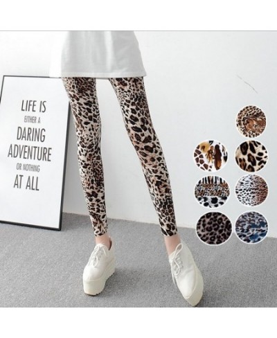 Leopard Leggings Women Animal Print Leggings Sexy Casual Soft Stretchy Attractive Spring Summer Leggins Fitness Slim Pants $2...