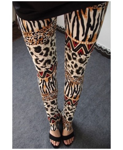 Leopard Leggings Women Animal Print Leggings Sexy Casual Soft Stretchy Attractive Spring Summer Leggins Fitness Slim Pants $2...