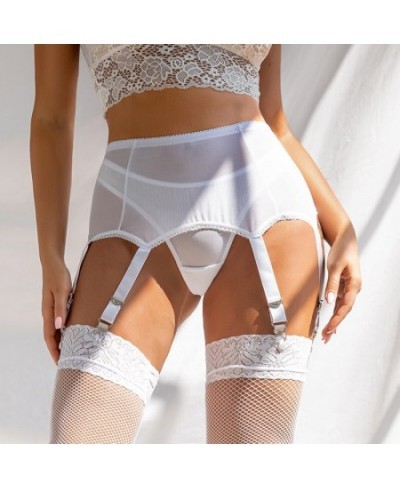 Plus Size Elastic Wedding Garter Belt Underwear Bride Suspender Panties Solid Sexy Lace Wholesale Lingerie Briefs Set $27.13 ...