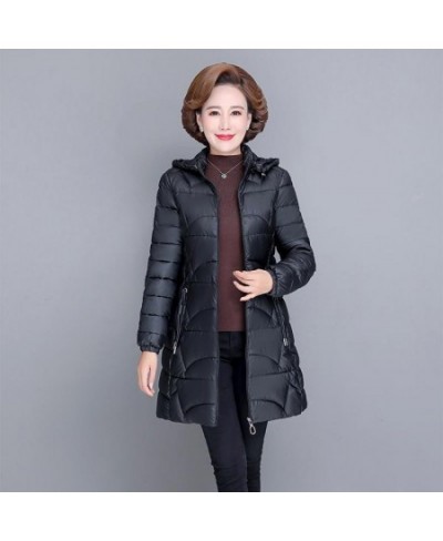 Winter Coats Woman Jackets 2023 Parkas Warm Thick Down Jacket Hooded Fashion Slim Solid Winter Clothes Women $62.92 - Jackets...