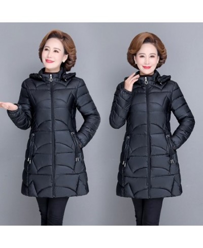 Winter Coats Woman Jackets 2023 Parkas Warm Thick Down Jacket Hooded Fashion Slim Solid Winter Clothes Women $62.92 - Jackets...