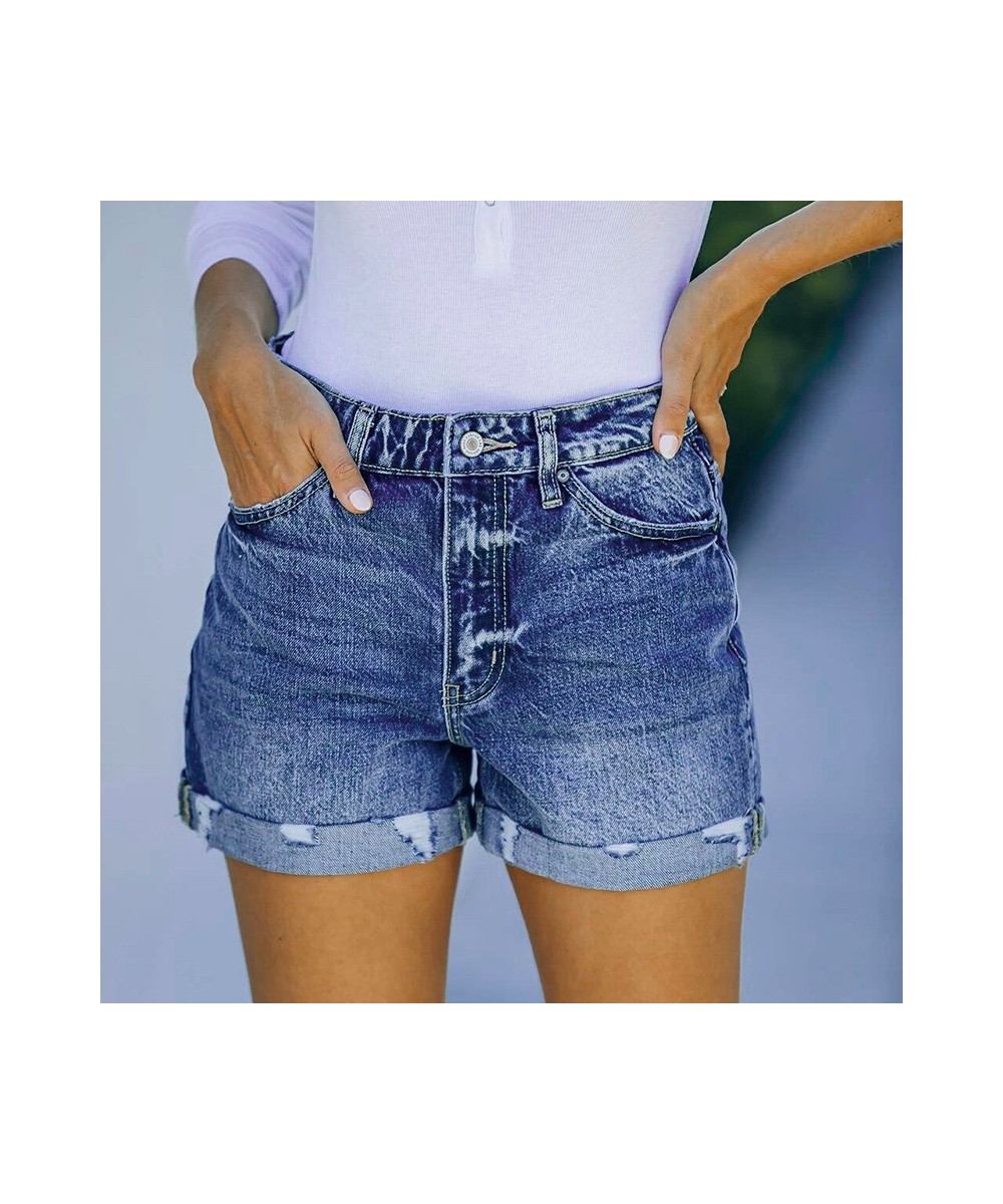 2023 New Summer Casual Women's Denim Shorts Tight Streetwear Mom Jeans Classic Fashion Blue Vintage Shorts Jeans Feminino $37...