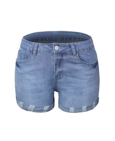 2023 New Summer Casual Women's Denim Shorts Tight Streetwear Mom Jeans Classic Fashion Blue Vintage Shorts Jeans Feminino $37...