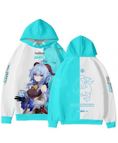 Anime Game Genshin Impact Raiden Shogun 3D Hoodies Men Women Sweatshirt Hoodie Harajuku Fashion Kids Streetwear Boy Girl $39....