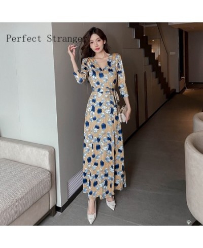 2022 Summer Sexy Women Dress Long Bodycon Evening Female Flower Print Party Beach Women Jag Dresses Casual Vestido $37.29 - D...