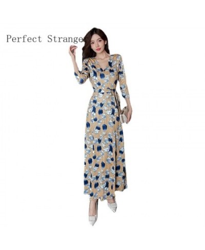 2022 Summer Sexy Women Dress Long Bodycon Evening Female Flower Print Party Beach Women Jag Dresses Casual Vestido $37.29 - D...