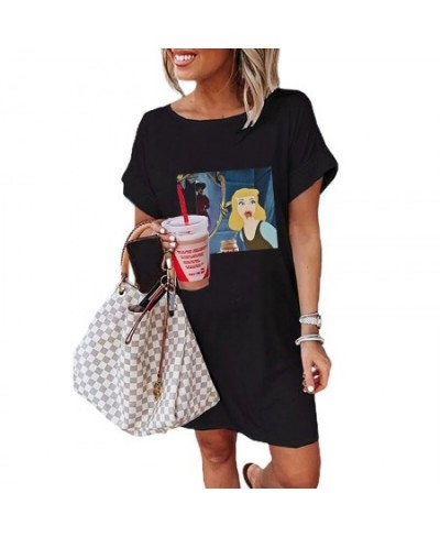 Punk Tattoo Princess Dresses Ladies Cartoon Summer Dresses for Women Korean Style Vintage Clothes Women Dress Kawaii Clothes ...