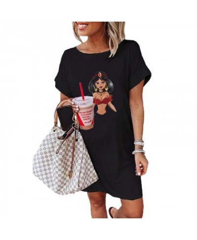 Punk Tattoo Princess Dresses Ladies Cartoon Summer Dresses for Women Korean Style Vintage Clothes Women Dress Kawaii Clothes ...