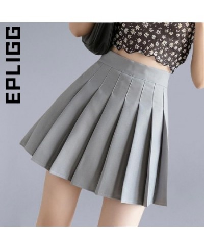 Fashion Women Solid High Waist Slimming Patchwork Fall Spring Warm Pleated Y2k Skirt White Black Casual Mini Skirts $41.44 - ...