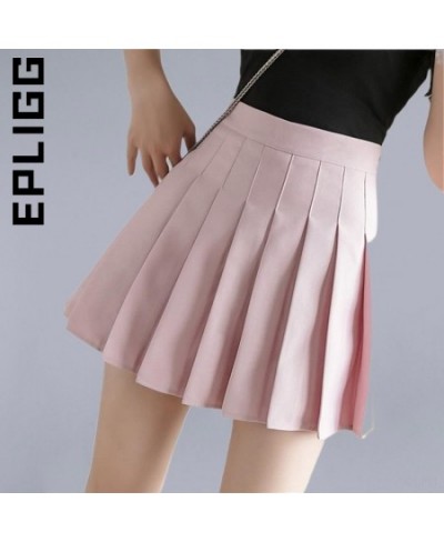 Fashion Women Solid High Waist Slimming Patchwork Fall Spring Warm Pleated Y2k Skirt White Black Casual Mini Skirts $41.44 - ...