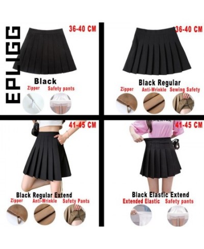 Fashion Women Solid High Waist Slimming Patchwork Fall Spring Warm Pleated Y2k Skirt White Black Casual Mini Skirts $41.44 - ...