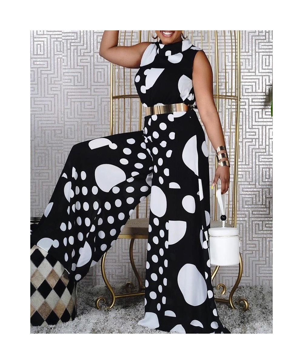 Plus Size Large Size Women's Printed Wide Leg Trousers High Waist Trousers African Mother Dress Wholesaleing $58.29 - Plus Si...