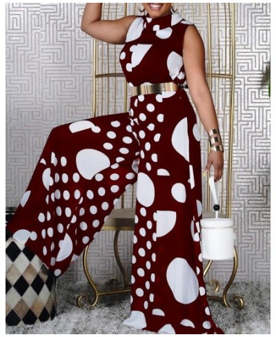 Plus Size Large Size Women's Printed Wide Leg Trousers High Waist Trousers African Mother Dress Wholesaleing $58.29 - Plus Si...