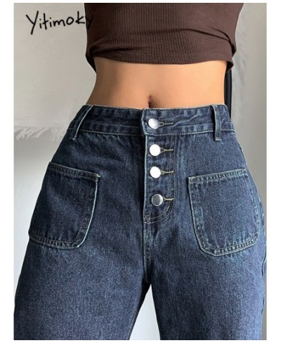 Patchwork Burrs Jeans Women Flare Pants High Waist Streetwear Fashion Wide Leg Denim Trousers Retro Femme Pantalon $87.77 - J...