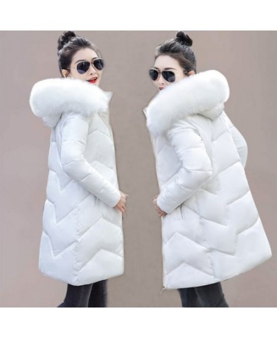 Plus size 7XL jackets women coats winter solid thick parkas woman clothing hooded zipper warm overcoats female clothes $68.18...