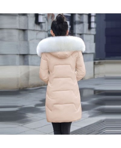 Plus size 7XL jackets women coats winter solid thick parkas woman clothing hooded zipper warm overcoats female clothes $68.18...