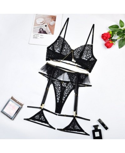 Women Nice Sexy Underwear Full 4 Lingerie Exotic with Chains Affordable Luxury Lingerie Sexy Porn Suits $28.54 - Underwear