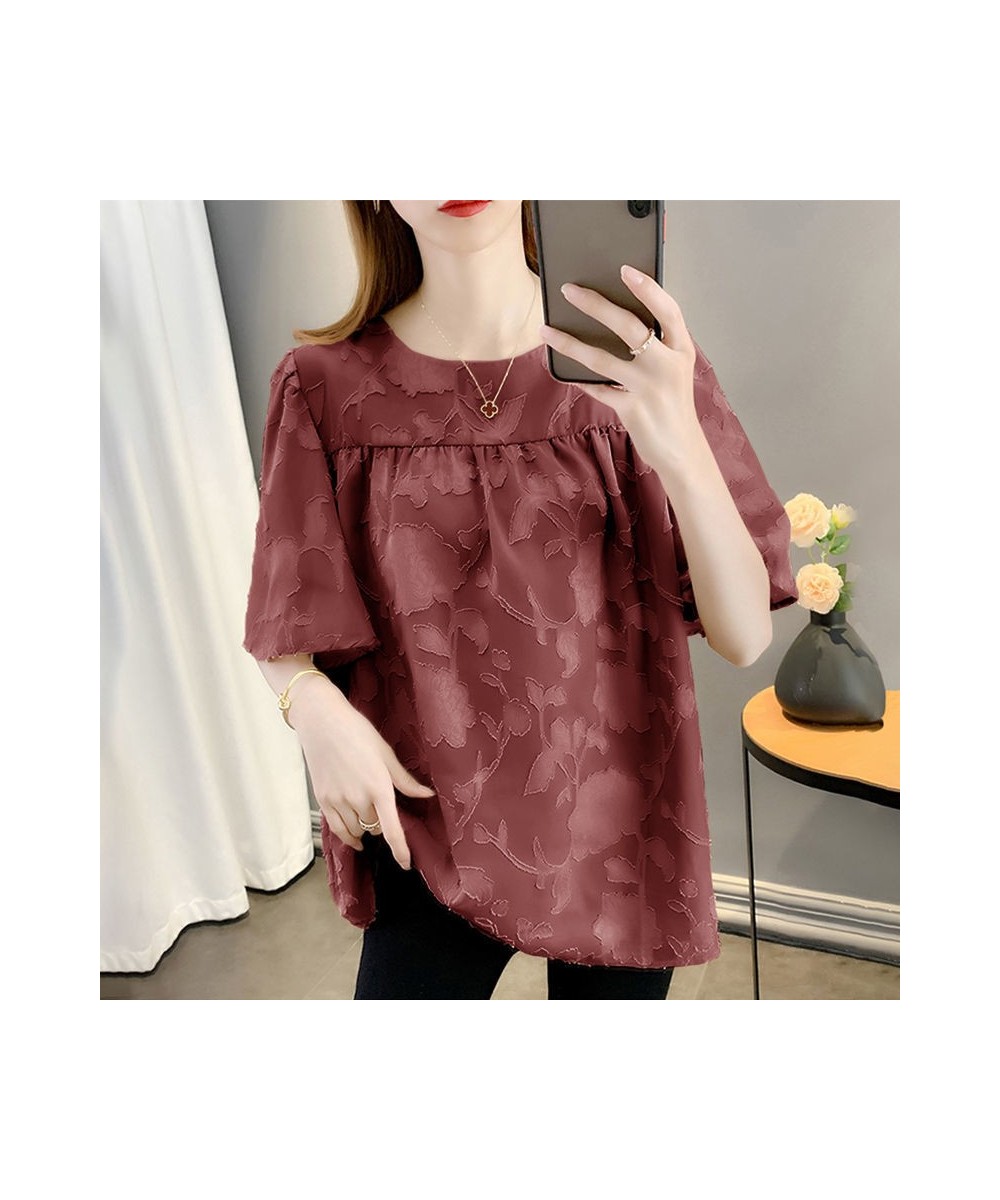 Fashion Spliced Solid Color Korean Blouse Women's Clothing 2023 Spring New Oversized Casual Pullovers All-match Loose Shirt $...