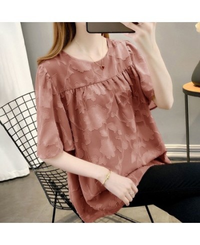 Fashion Spliced Solid Color Korean Blouse Women's Clothing 2023 Spring New Oversized Casual Pullovers All-match Loose Shirt $...