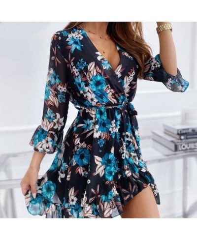 Women Summer Sexy Floral Print Maxi Dress 2023 New Beach Dress Women Evening Party Dress Plus Size XXXL Female $42.68 - Dresses